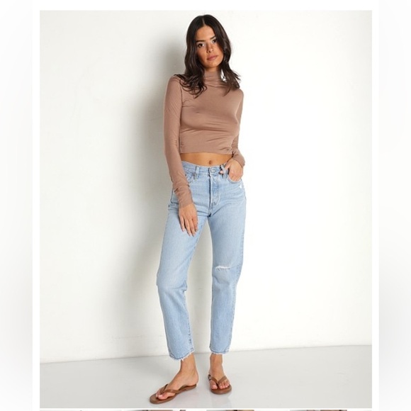 Levi's Denim - Levi's Premium Wedgie Straight Luxor
Again Light Wash Size 27 Straight Leg ankle